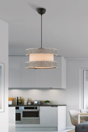 Opviq Halo Gris y Beige